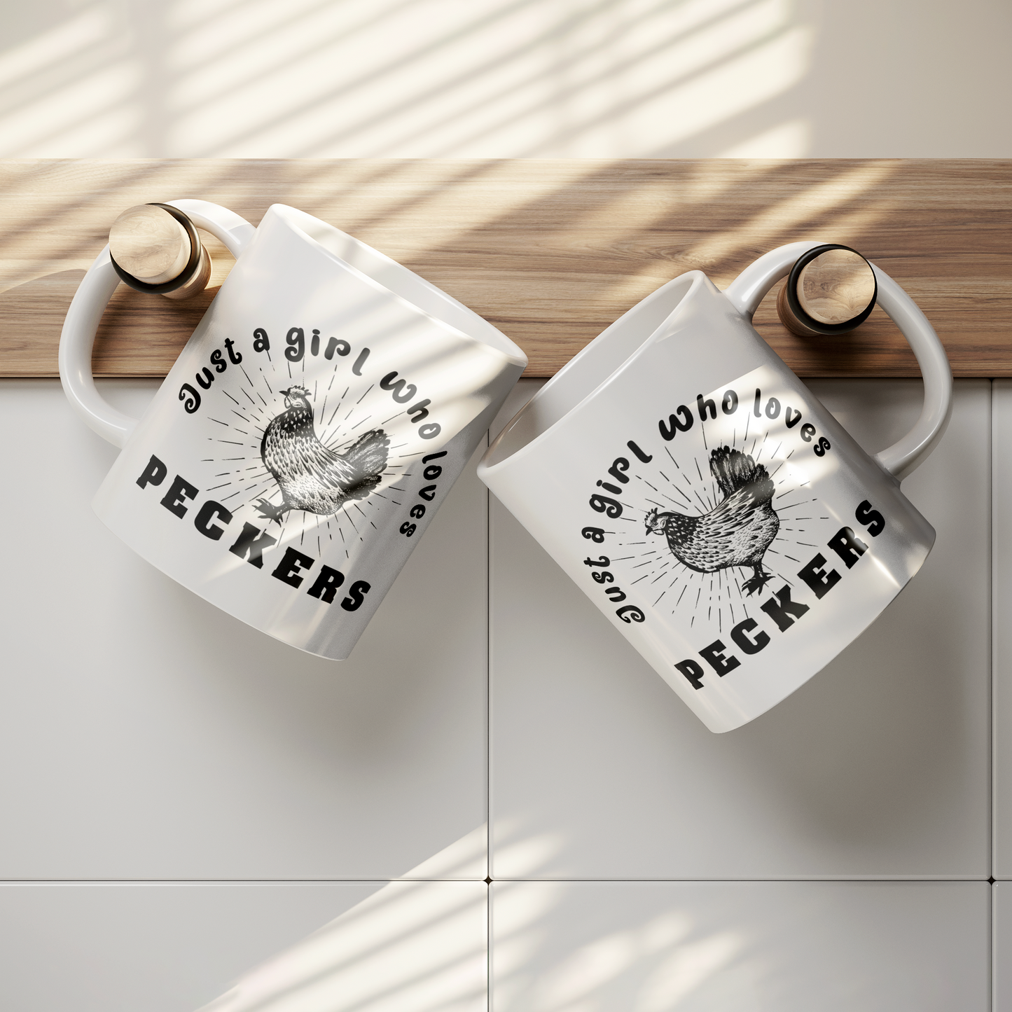 Just a Girl Who Loves Peckers – 11oz Ceramic Mug