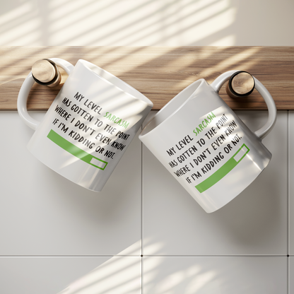 My Level of Sarcasm – 11oz Ceramic Mug