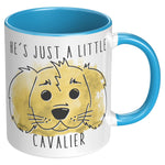 Load image into Gallery viewer, Puppy House - 11oz Accent Mug Blue
